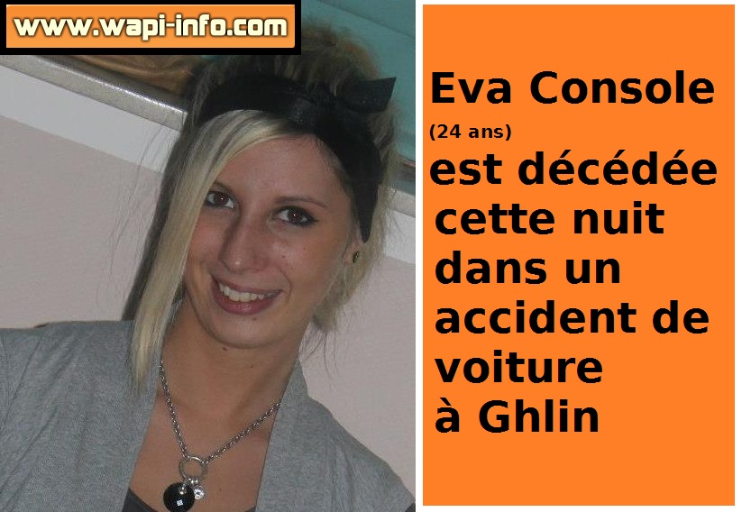 Sirault - Ath : Eva Console (24 ans) décédée dans un accident de voiture à Ghlin