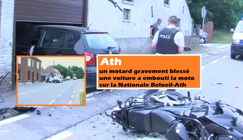 Motard accident ath