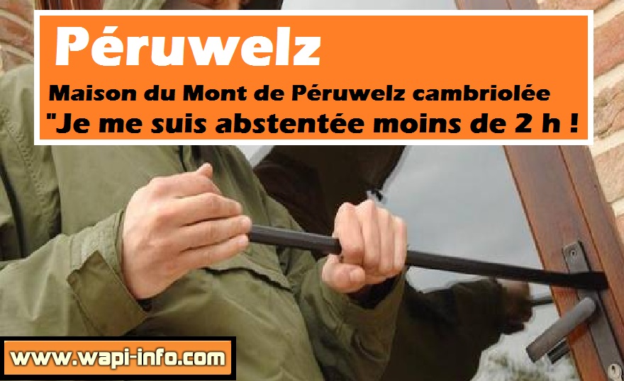 mont de peruwelz vol maison