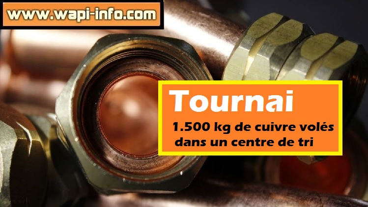 vol cuivre tournai