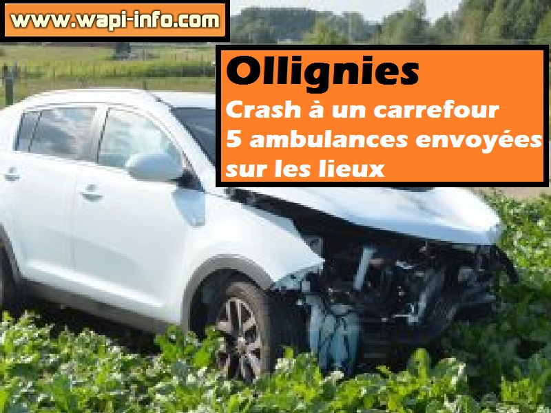 Ollignies crash carrefour