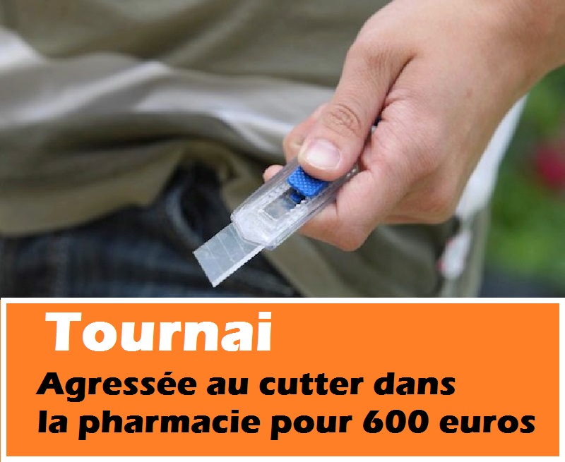 Tournai agression pharmacie