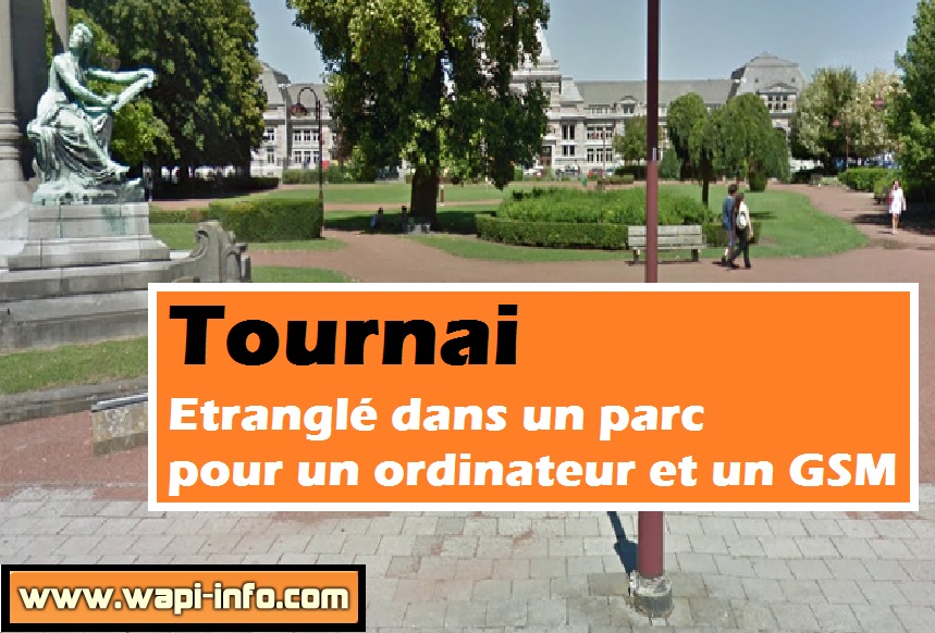 Tournai vol parc etrangle