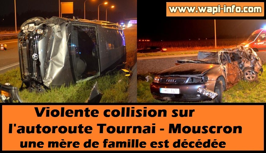 accident autoroute tournai mouscron 01