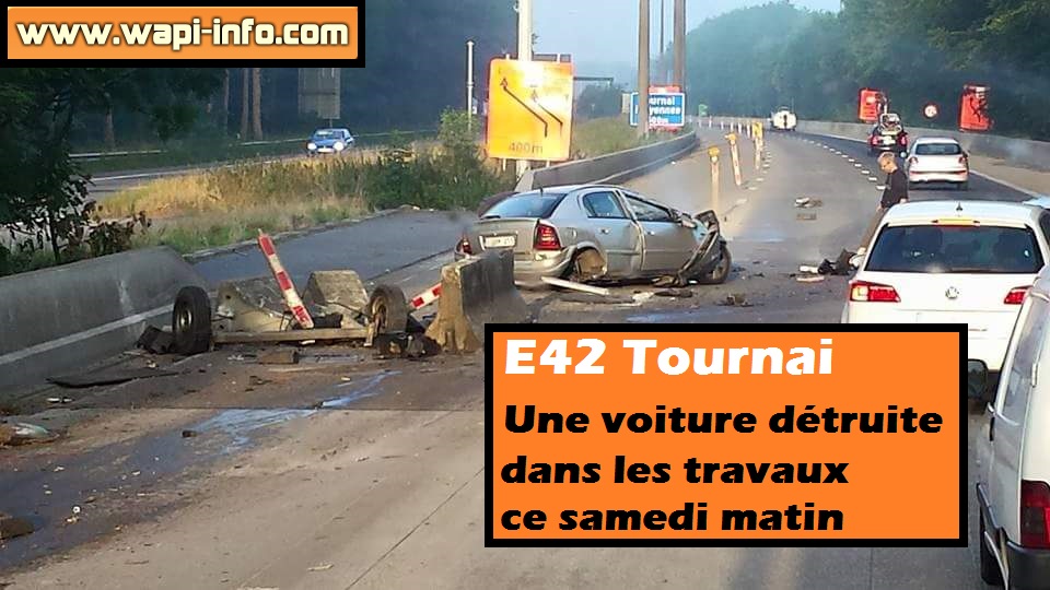 accident travaux tournai