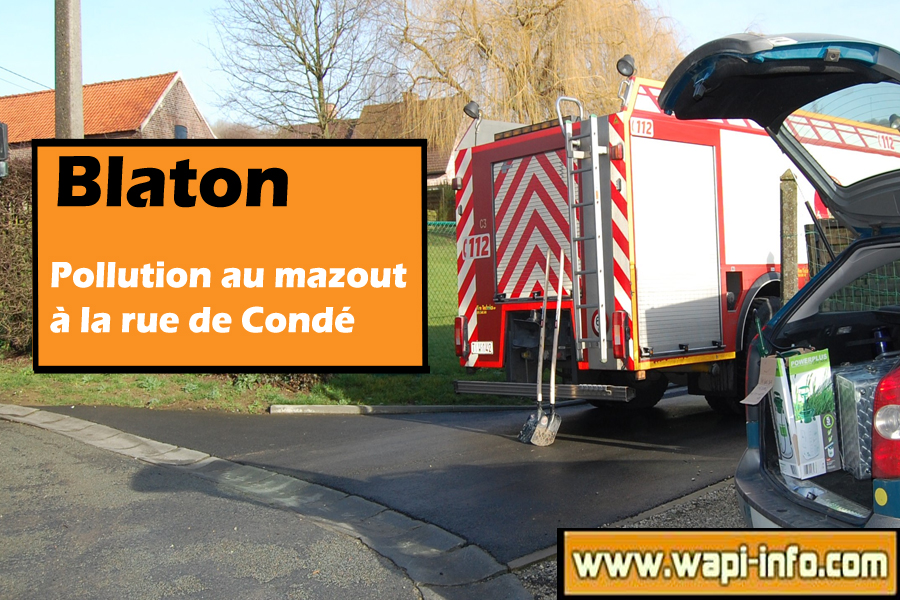 blaton pollution rue conde