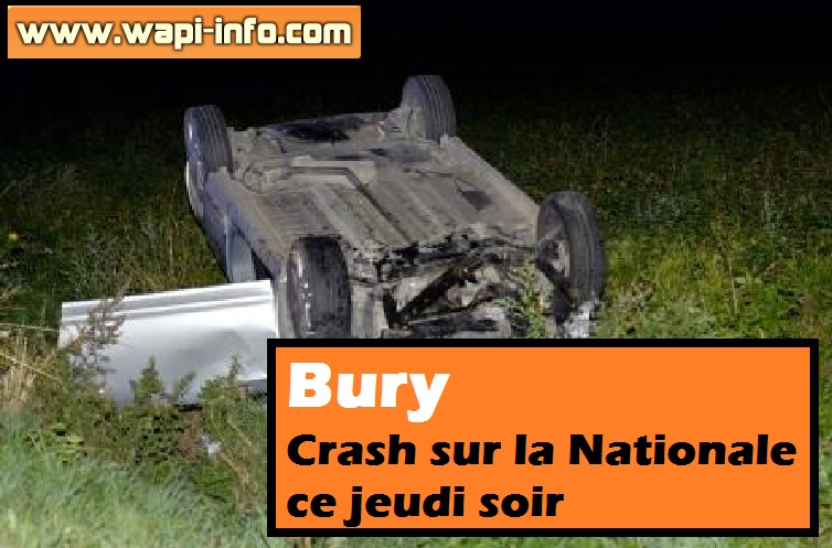 bury accident nationale 20 aout 2015