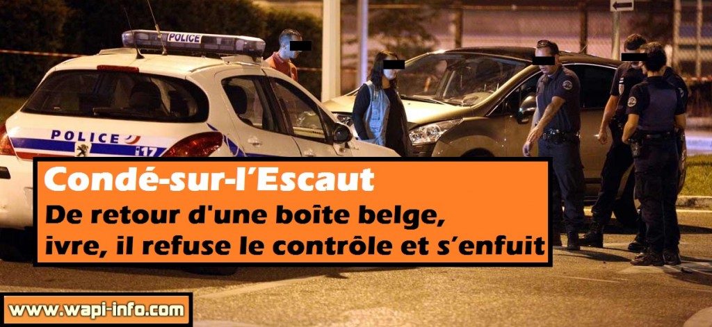 conde ivre controle police