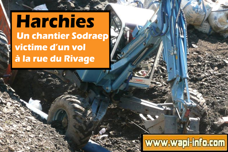 harchies vol chantier