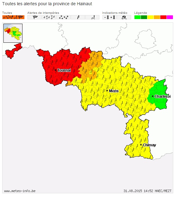 meteo orage 31 aout 2015