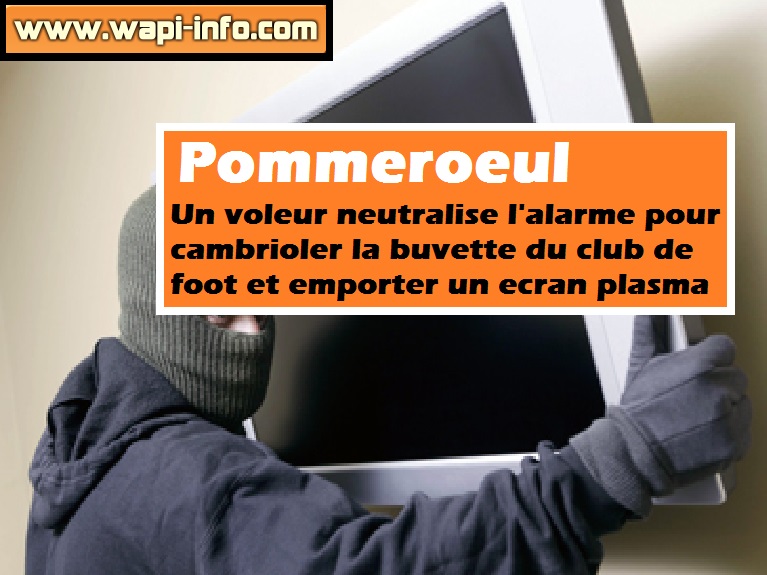pommeroeul voleurs buvette foot
