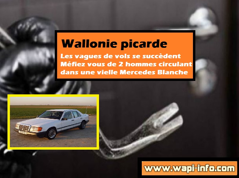 vague vols mercedes blanche