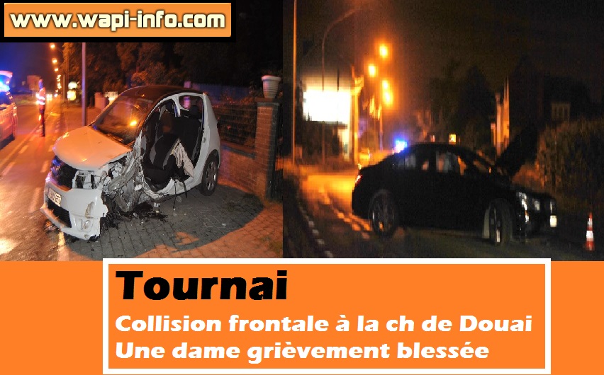 Tournai collision frontale