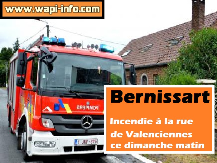 Bernissart incendie