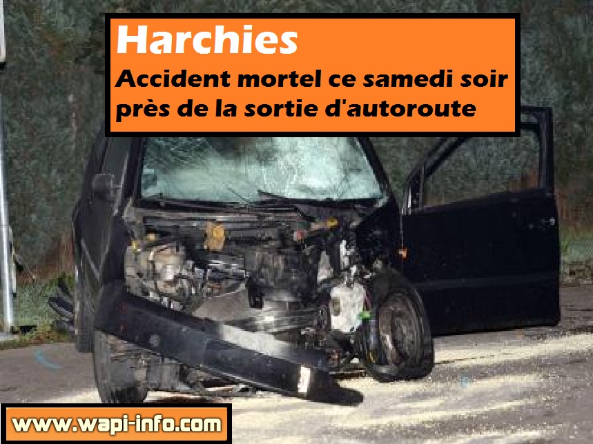Harchies accident mortel
