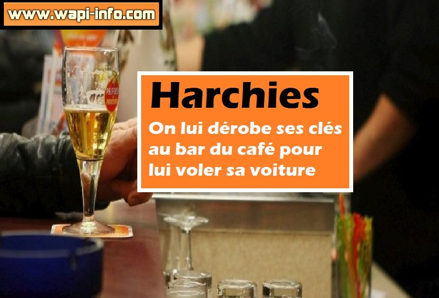 Harchies cafe vol cles