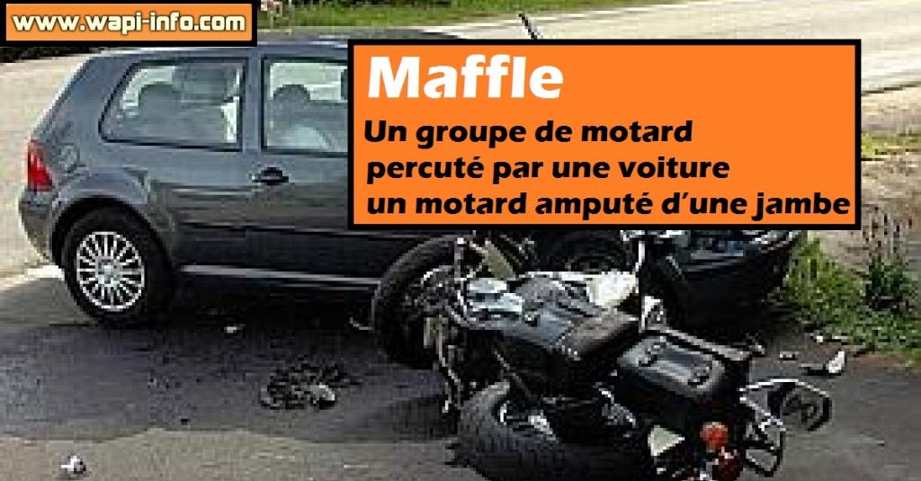 Maffle motard ampute
