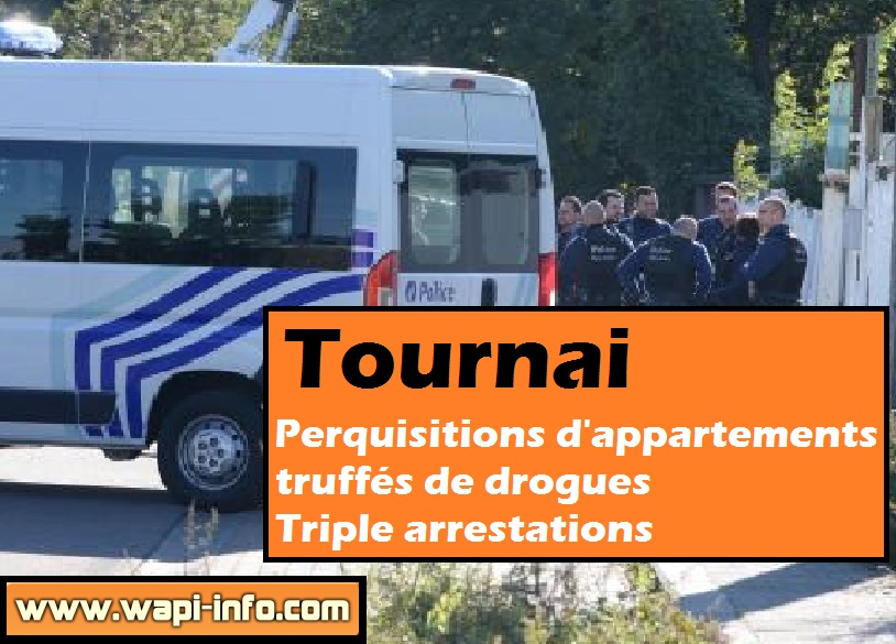 Tournai perquisitions drogue
