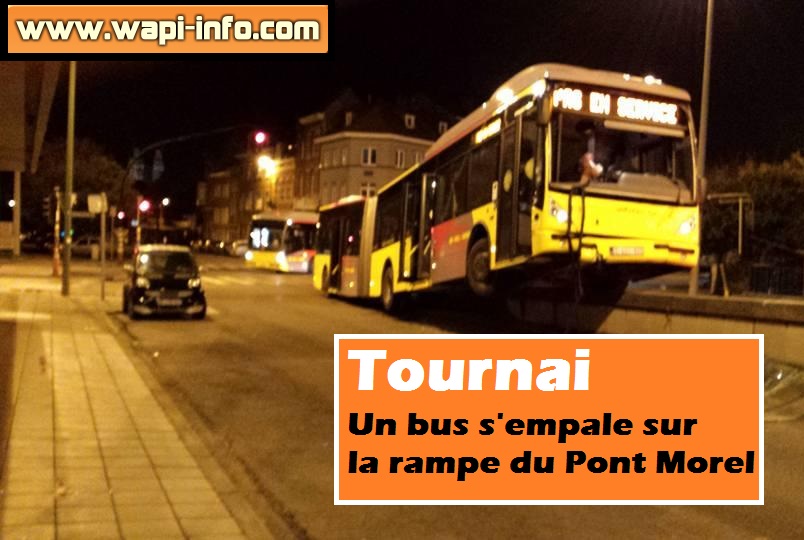 bus pont morel tournai accident