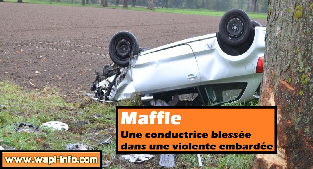 maffle conductrice blessee