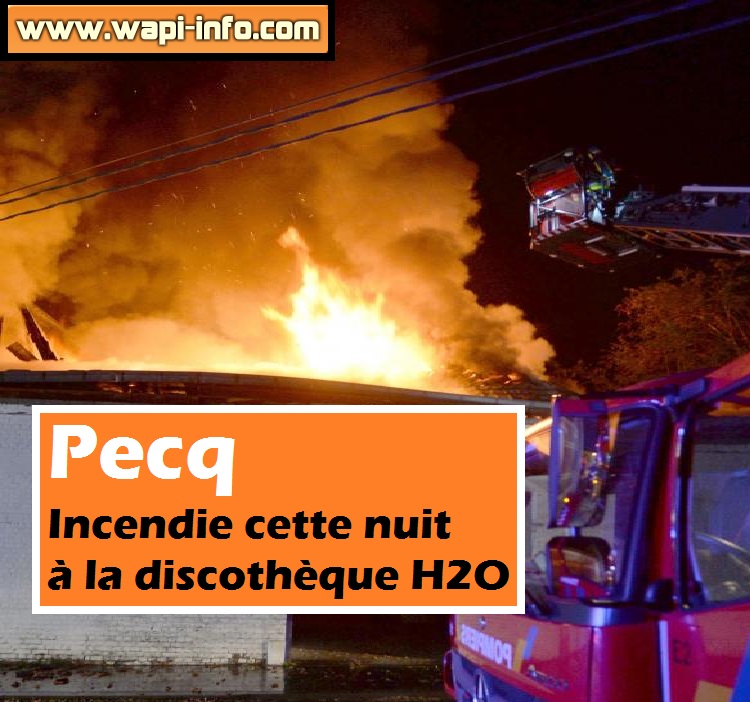 pecq incendie h2o