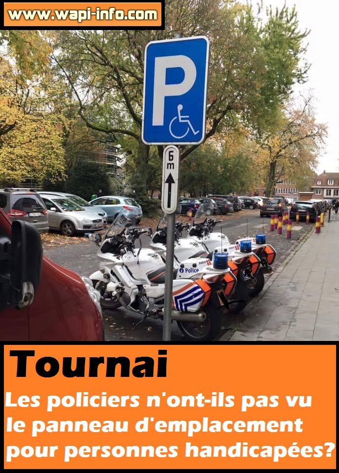 police tournai incivilite handicap