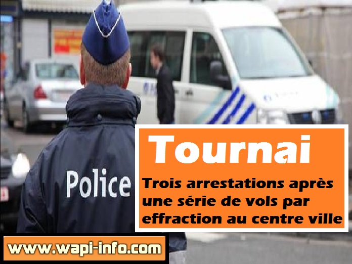 trois arrestations serie vols effraction centre ville