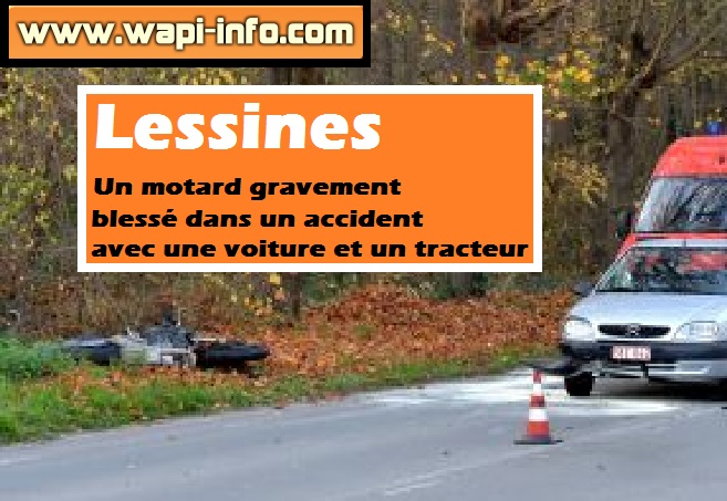 Accident moto lessines