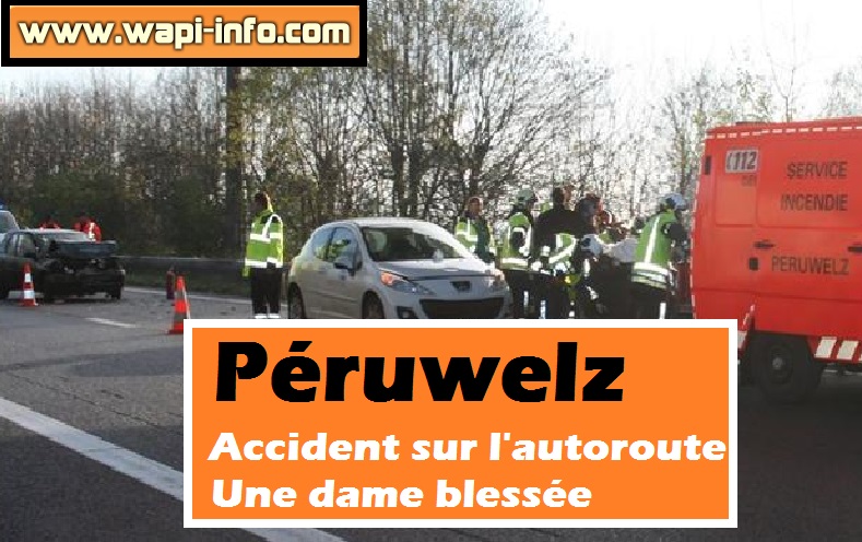 accident autoroute peruwelz