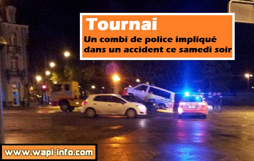 accident combi police tournai