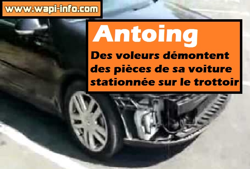 Antoing : des voleurs démontent des pièces de sa Golf stationnée sur le trottoir