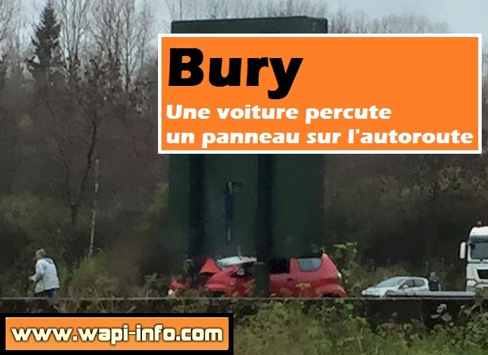 bury panneau autoroute