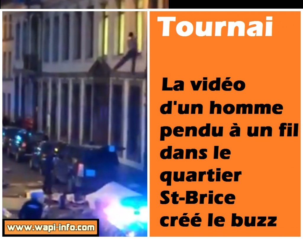 buzz homme pendu fil st brice tournai