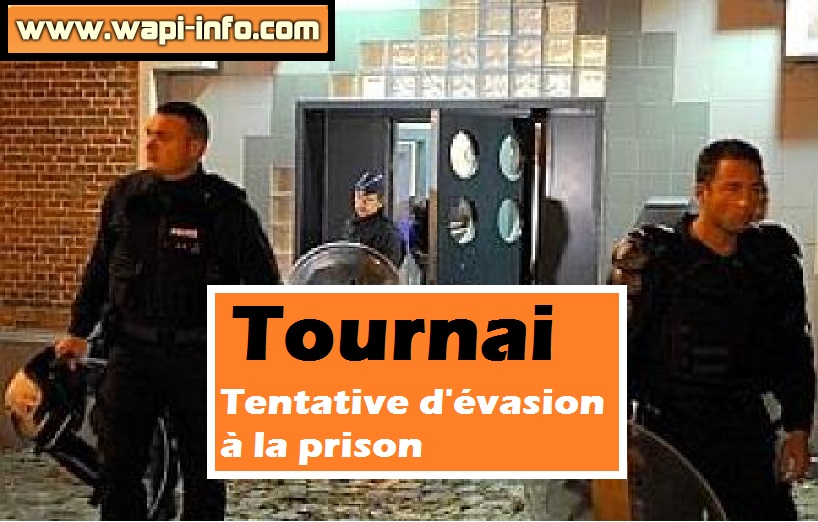 tentative evasion prison tournai