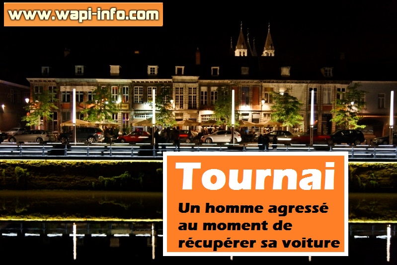 tournai un homme agresse
