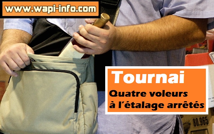 tournai voleurs etalage