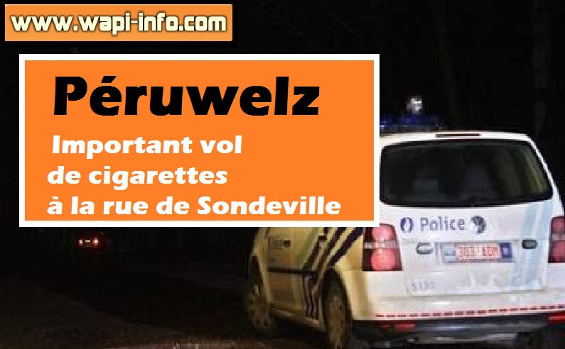 peruwelz vol rue de sondeville