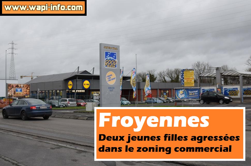 Froyennes agression zoning commercial