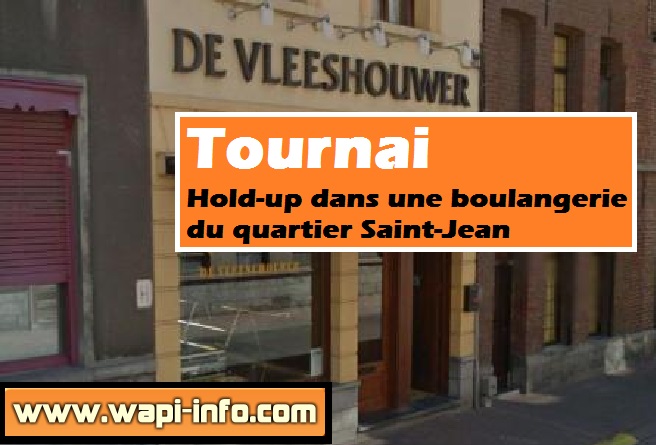 Tournai hold up boulangerie