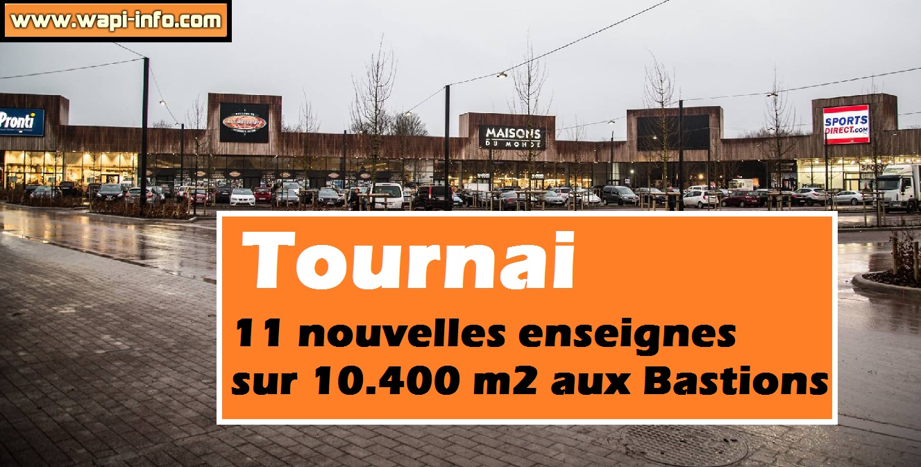 Tournai retail park bastions