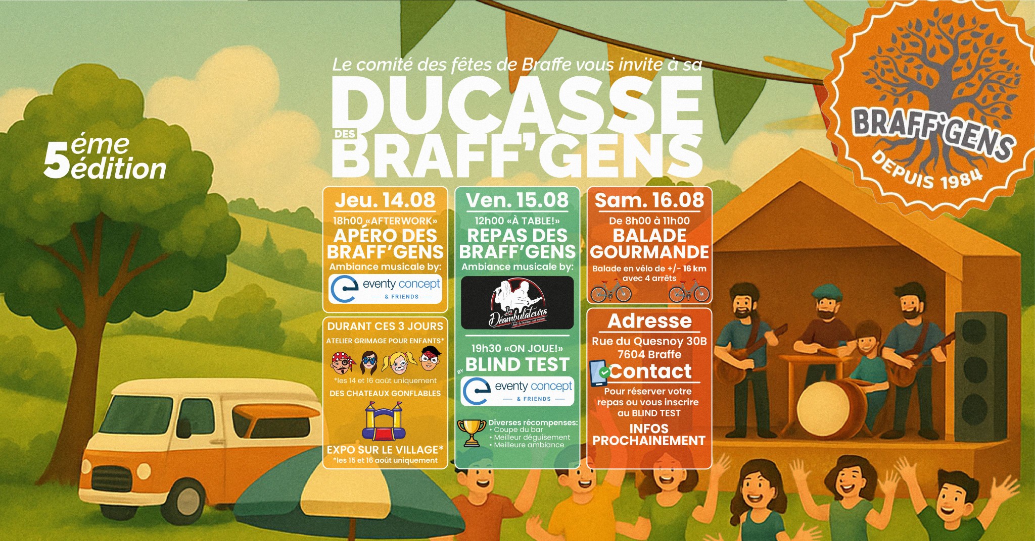 La Ducasse des Braff’Gens : 5e édition d’un renouveau festif à Braffe