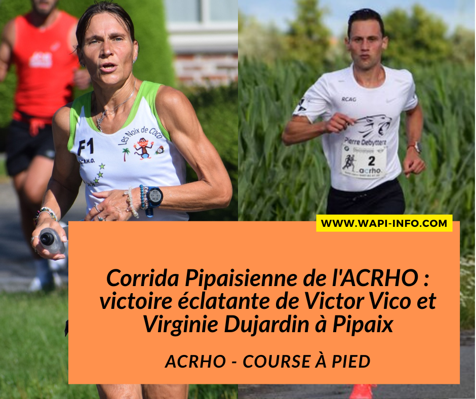 Corrida Pipaisienne de l'ACRHO : victoire éclatante de Victor Vico et Virginie Dujardin à Pipaix