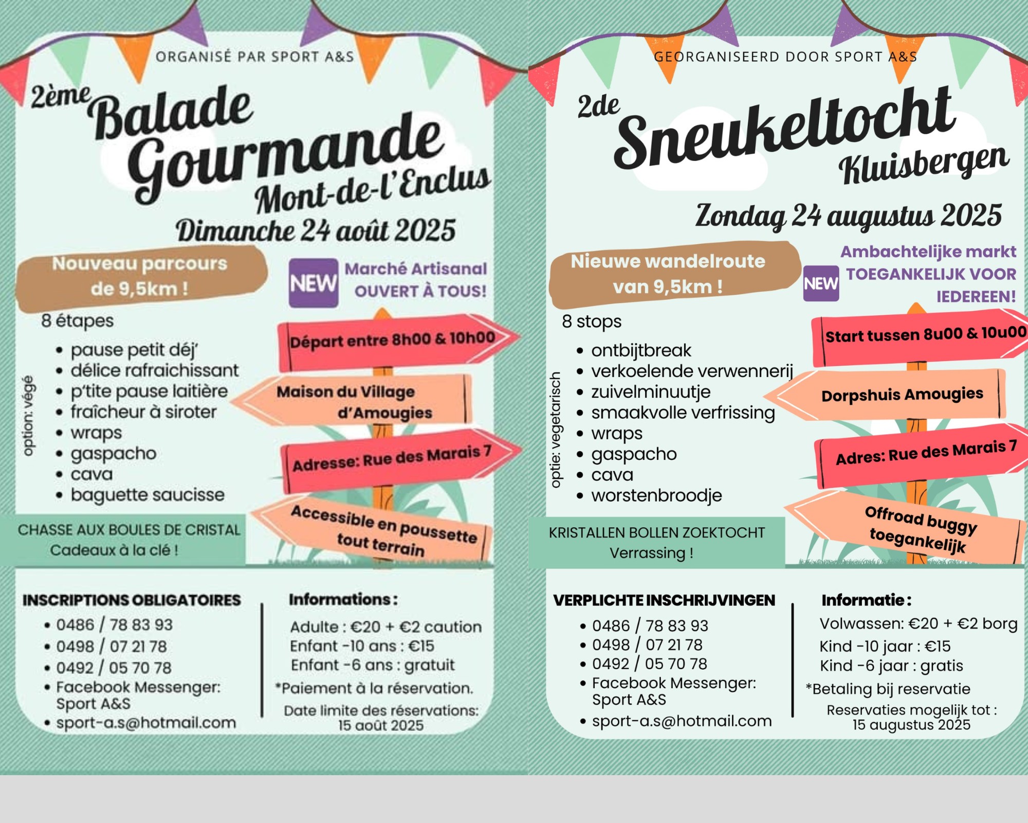 Amougies : balade gourmande, marché artisanal, château gonflable et chasse aux boules de cristal ce dimanche