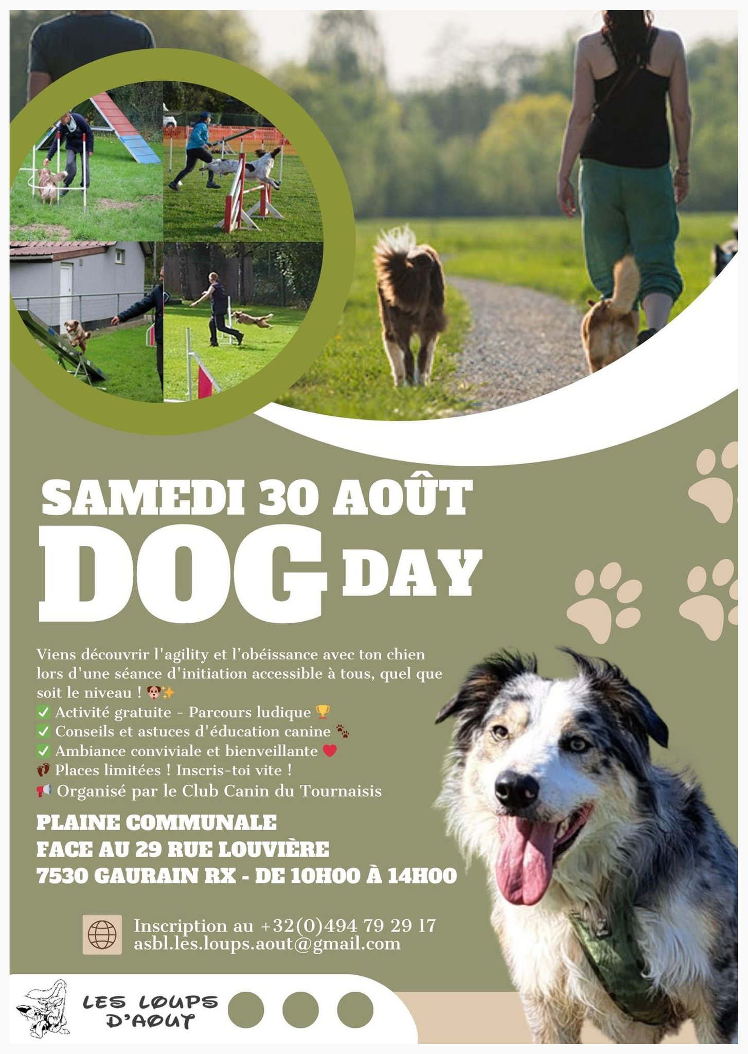 Dog Day à Gaurain-Ramecroix : une matinée dédiée aux chiens et à leurs maîtres