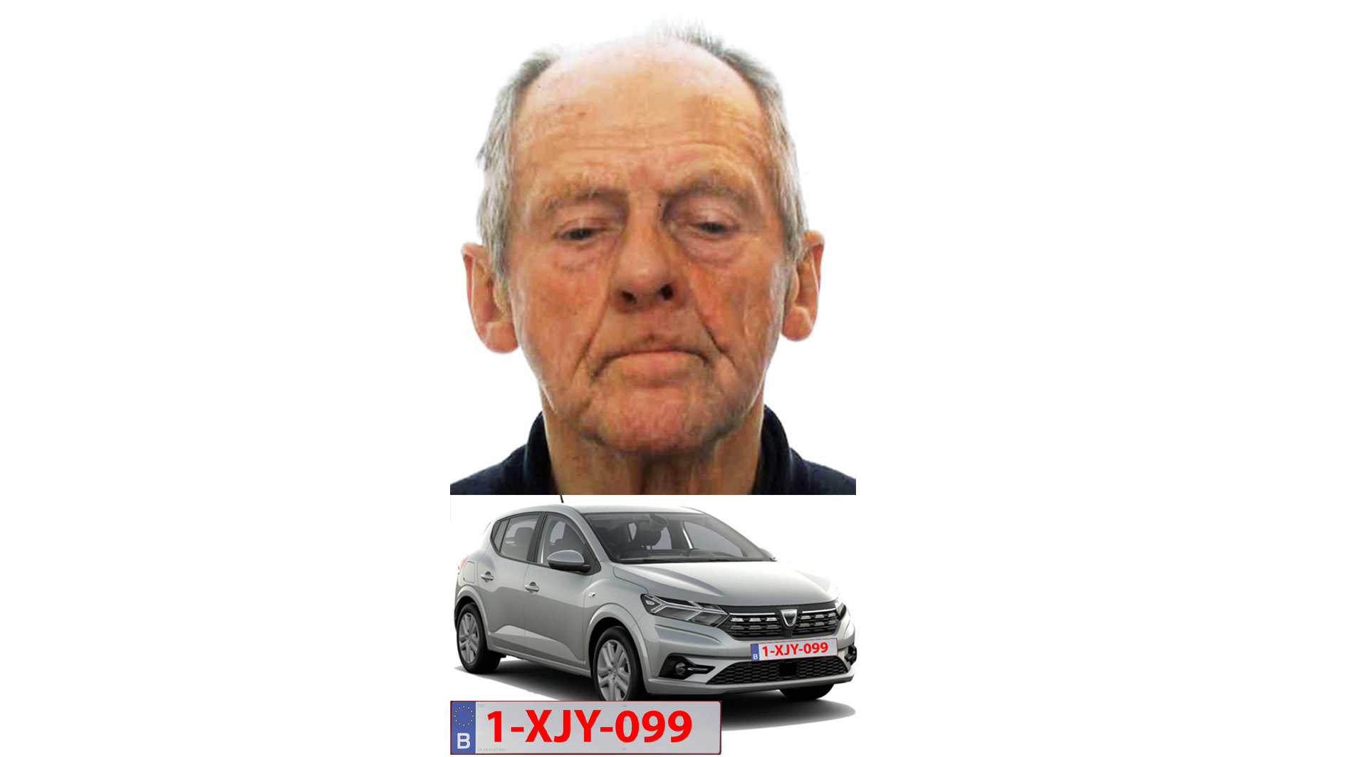 Bonne nouvelle - Georges Glineur a été retrouvé sain et sauf après sa disparition inquiétante à Mons