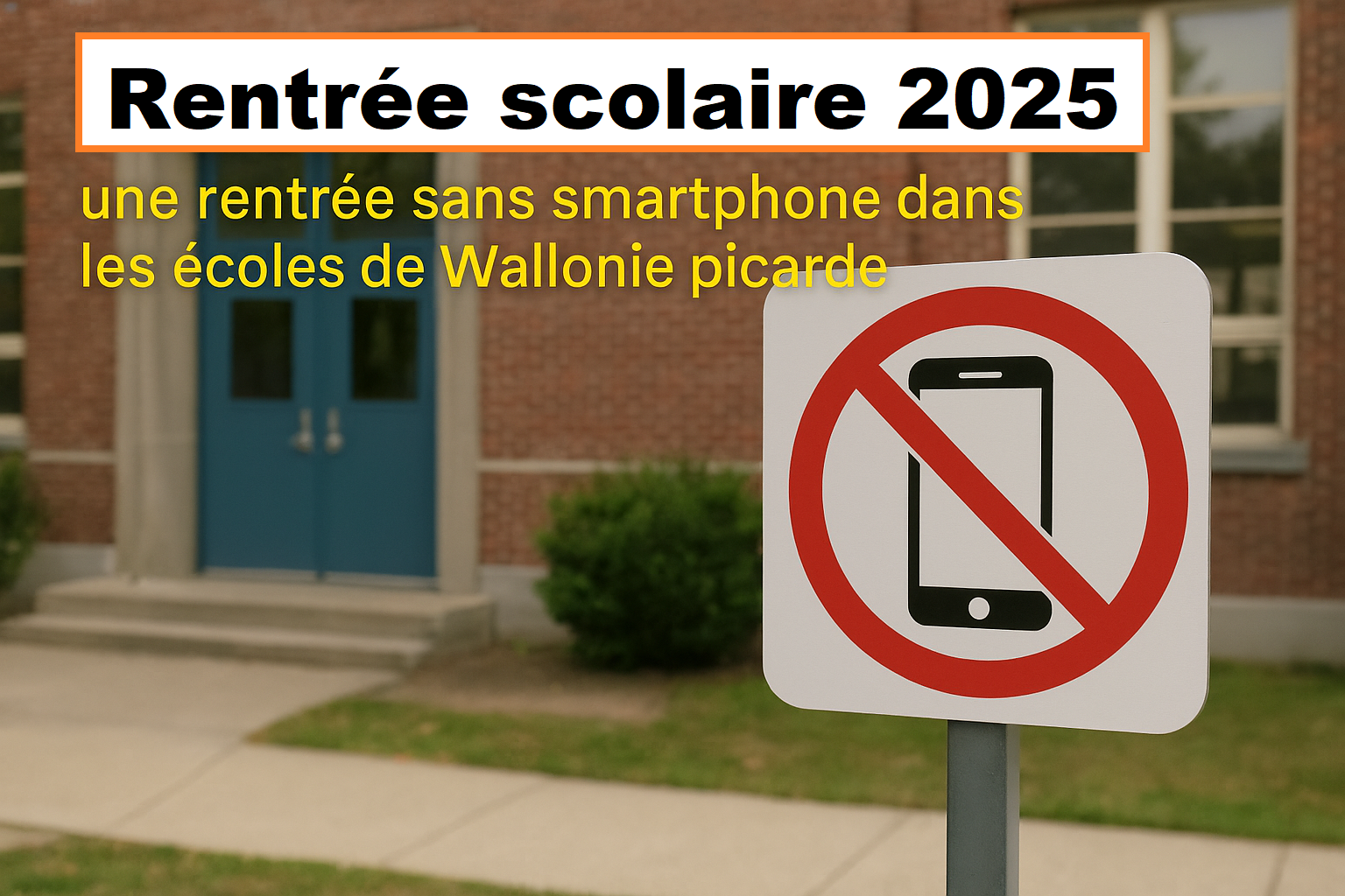 Rentrée scolaire 2025 : une rentrée sans smartphone dans les écoles de Wallonie picarde