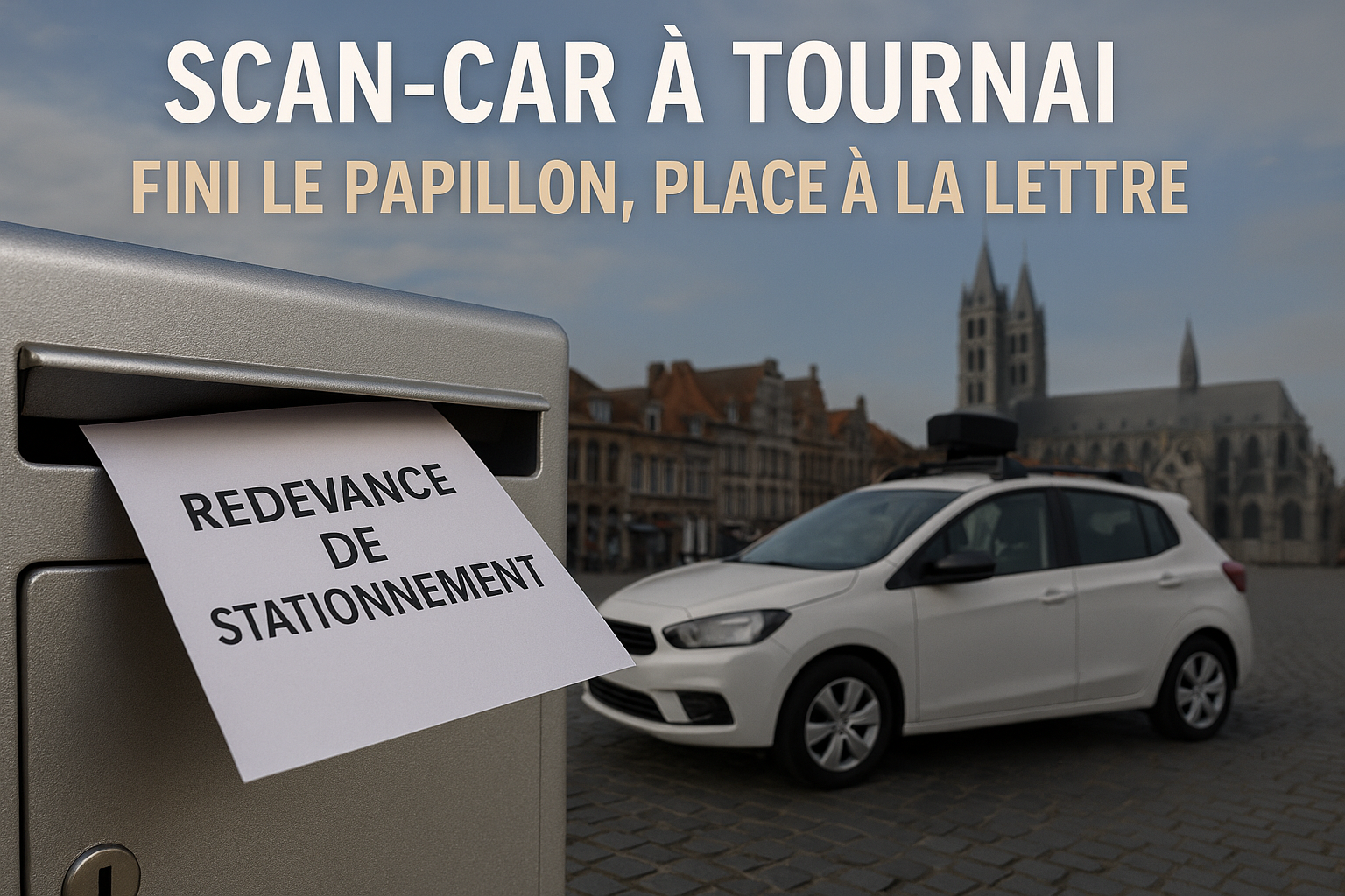 Scan-car à Tournai : fini les papillons sur le pare brise, bonjour les lettres à domicile