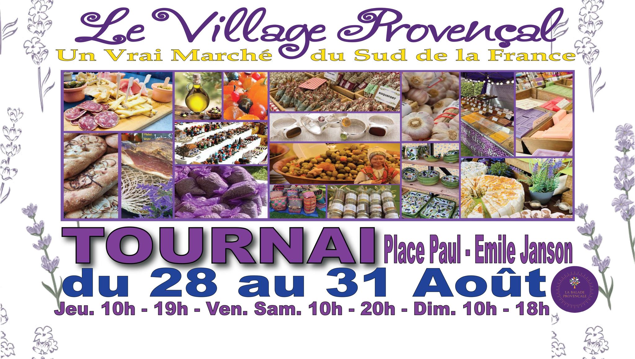 Village provençal à Tournai : senteurs, saveurs et artisanat du Sud sur la place Paul-Émile Janson