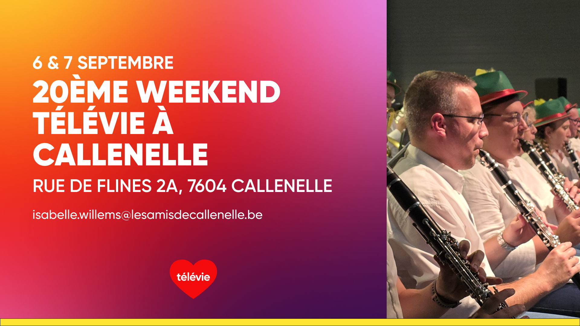 Week-end Télévie à Callenelle : animations et solidarité au rendez-vous