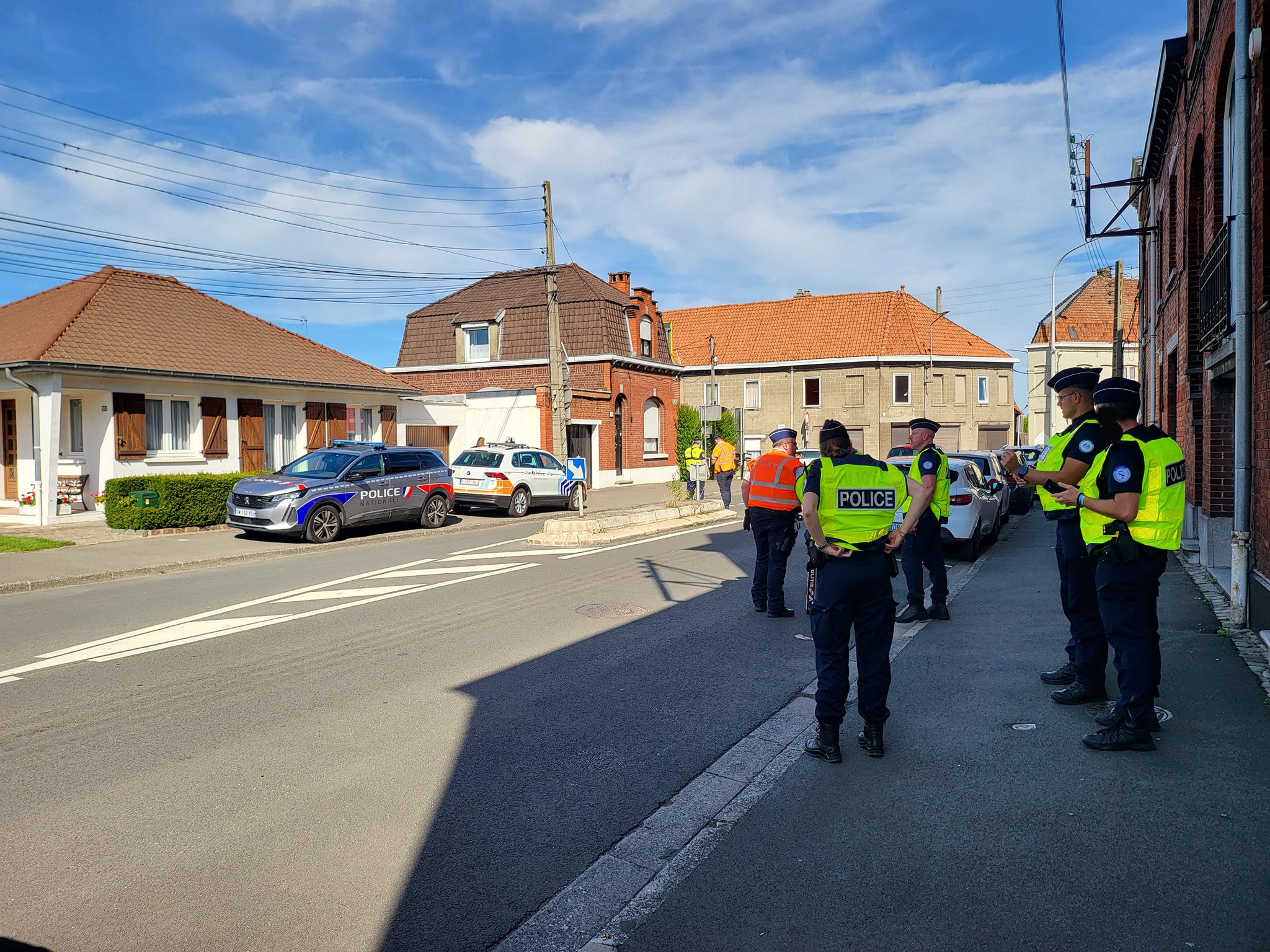 Estaimpuis – Roubaix : opération policière transfrontalière d’envergure pour renforcer la sécurité
